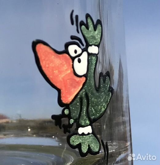 Кружка ручной росписи тигр