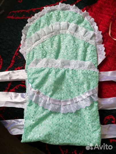 Конверт на выписку для мальчика летний