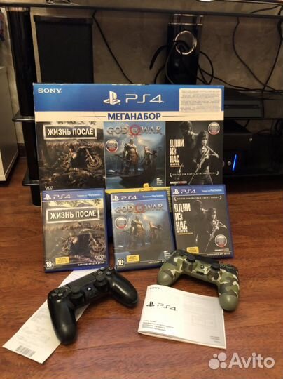 Sony playstation 4 slim 1tb с дисками