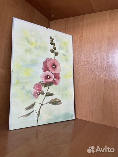 Картина акварель, размер А4