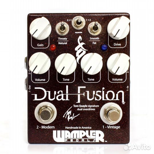 Wampler Pedals dual fusion Педаль овердрайв