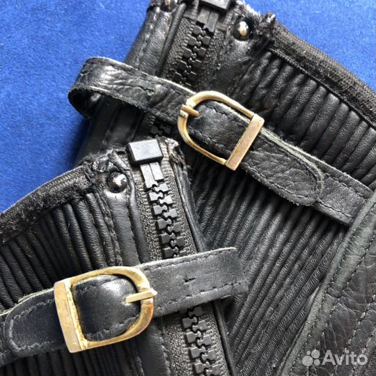 Краги чапсы кожа конные для верховой езды Elt