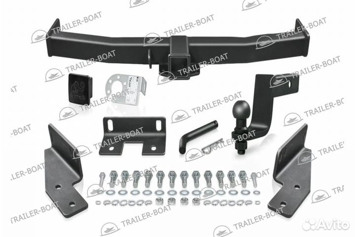 Фаркоп Toyota Land Cruiser Prado J150 2010-2024, под квадрат, 57039