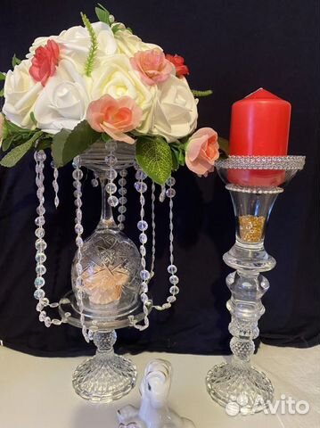 Свадебный декор-подсвечники