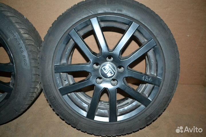 Диски бу 17 с всесезонными шинами 225 50 17