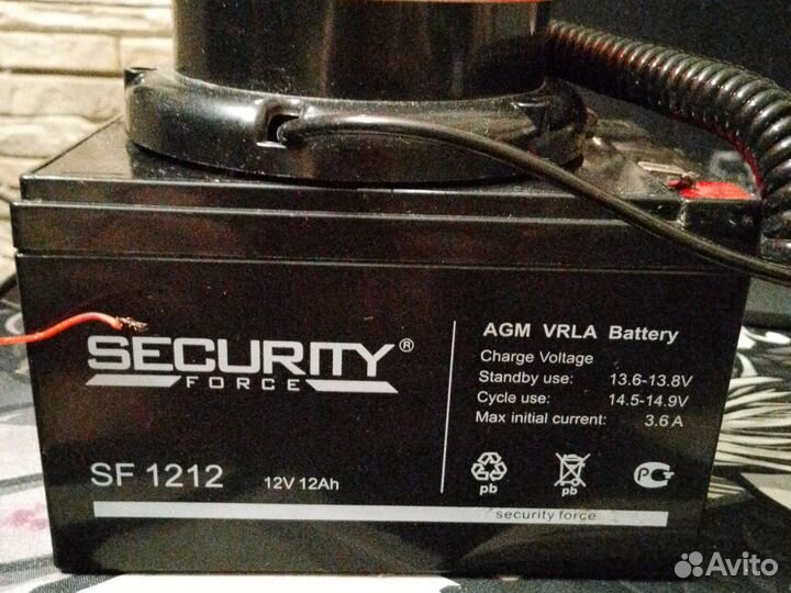 Мигалка и аккумулятор