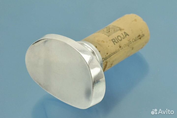Пробка для бутылки серебро 835 пробы Германия