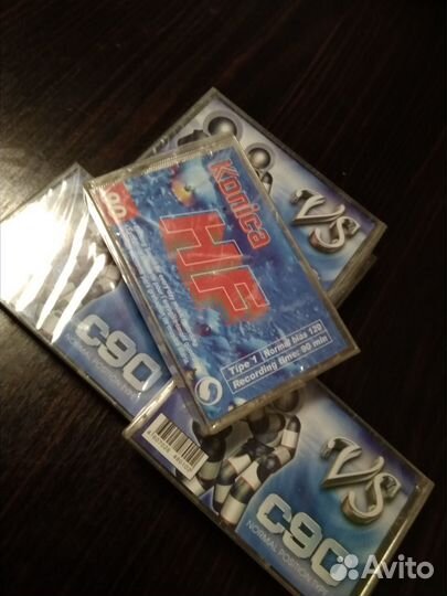 Аудиокассеты новые запечатанные