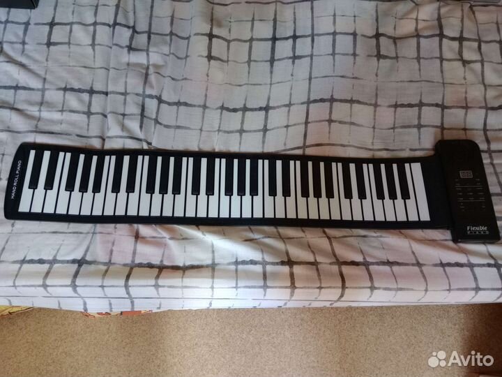 Гибкое пианино 61 клавиша