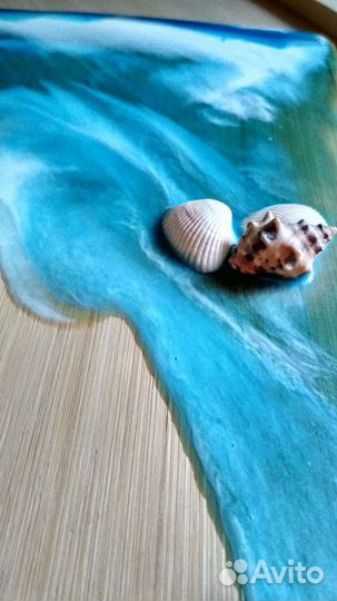 Доска с эпоксидной смолой