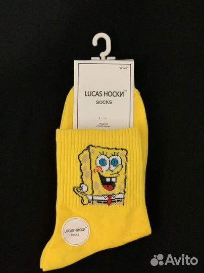 Носки с принтом «Губка Боб»