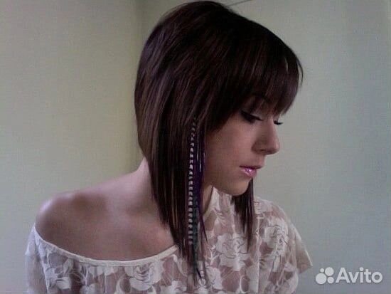 Наращивание перьев в волосы