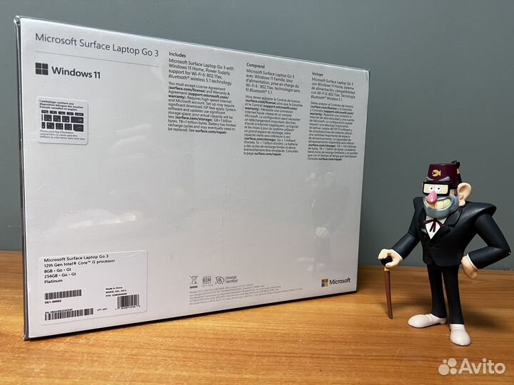 Microsoft Surface Laptop GO 3 12.4 i5 8 256(новый)