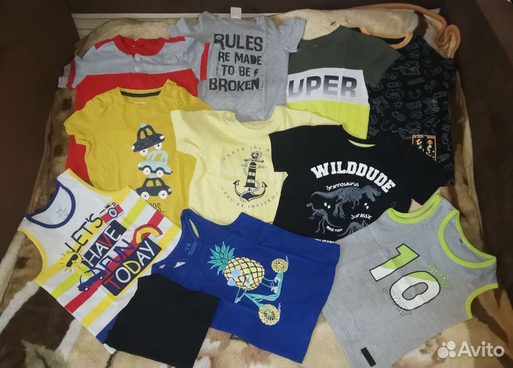 Вещи пакетом на мальчика 98-104