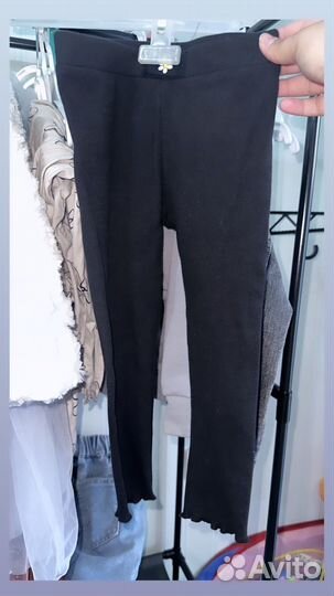 Лосины в рубчик для девочки 98-104