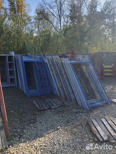 Леса строительные рамные