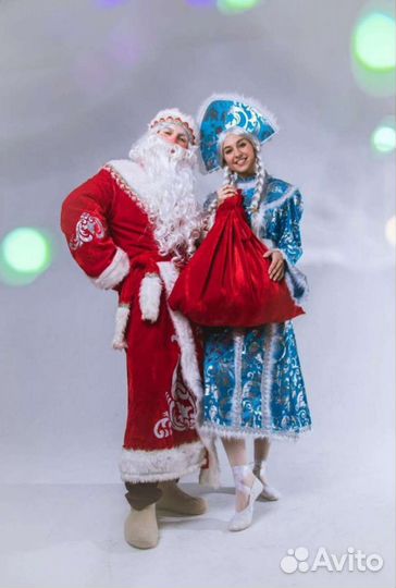 Костюмы деда Мороза и Снегурочки
