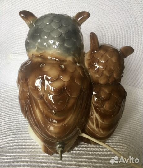 Светильник ночник статуэтка Совы, ГДР