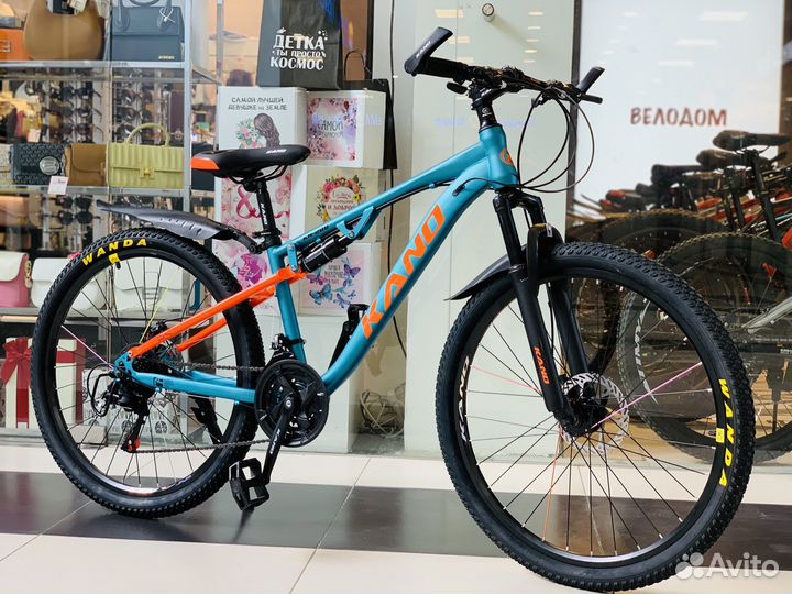 Велосипед на спицах Kano 26 двухподвес