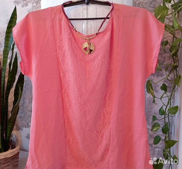 Блузка женская 48 50 нарядная летняя