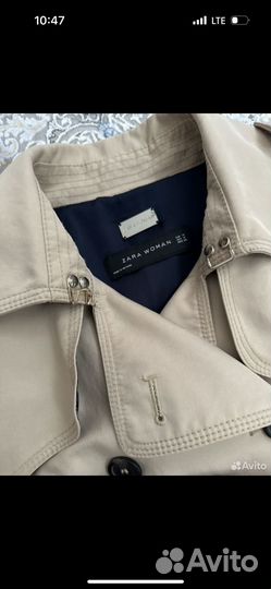 Плащ тренч zara