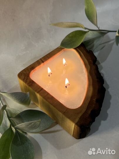 Свеча в дереве
