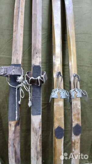 Лыжи старинные для охоты и отдыха