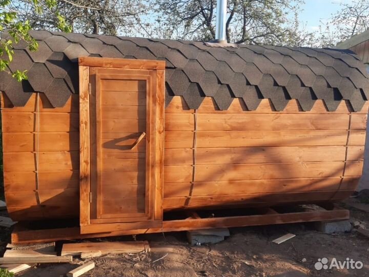 Баня бочка под ключ