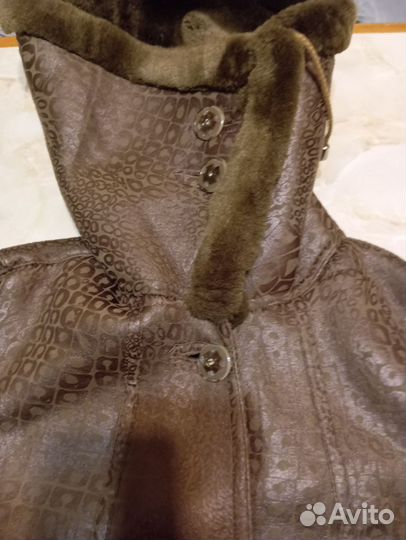Дубленка новая искусственный мех