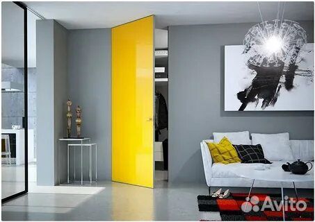 Скрытые двери под покраску