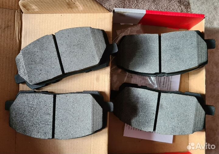 Колодки тормозные передние metaco