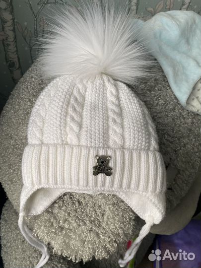 Шапка замняя для новорожденных