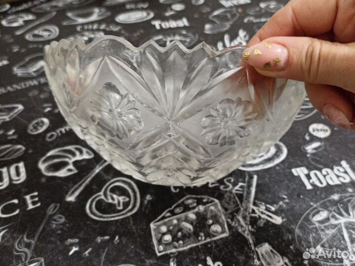 Хрустальная салатница