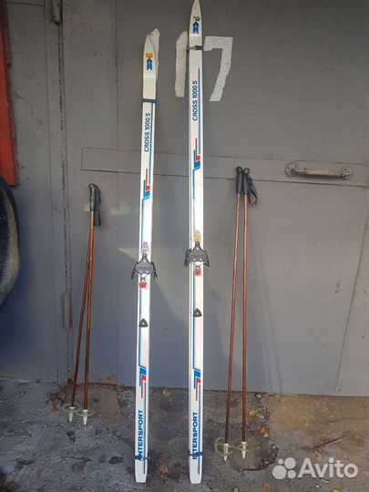 Лыжи пластиковые Intersport cross 1000S 2 пары