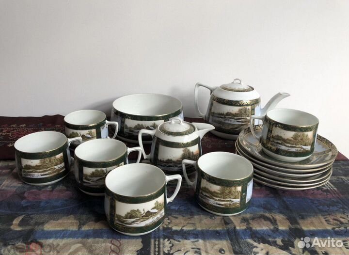 Чайный сервиз «пролетарий» село Бронницы