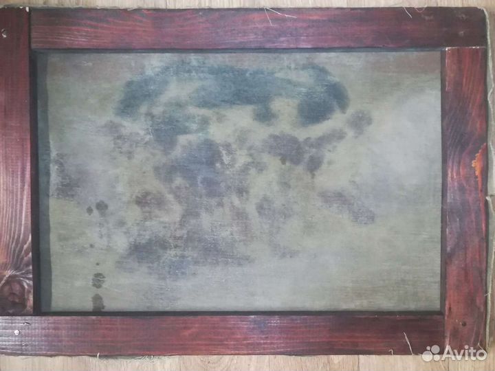 Картина. Холст, масло. Сирень