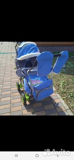 Детские санки коляска бу