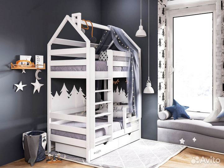 Кровать двухъярусная