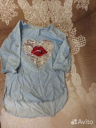 Пакет вещей для девочки 122-128 р