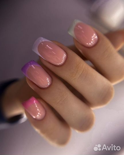 Ногти гель лак наращивание