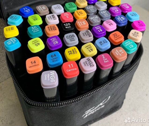 Маркеры для скетчинга 48 штук