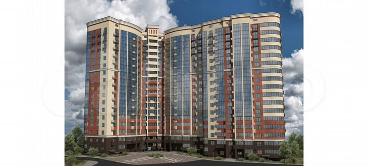 2-к. квартира, 70,1 м², 1/17 эт.