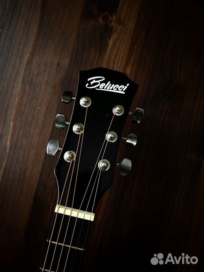 Гитара акустическая Черная (Новая)