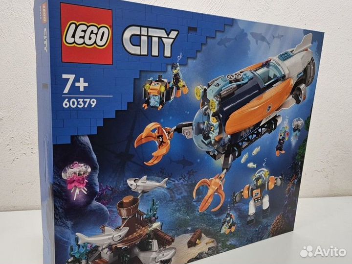 Новое Lego City 60379 подводная лодка