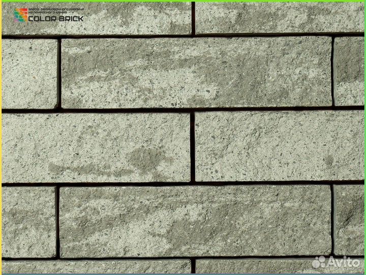 Кирпич облицовочный колотый