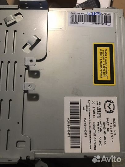 Магнитола штатная от Мазда CX7 рейсталинг от 2010г