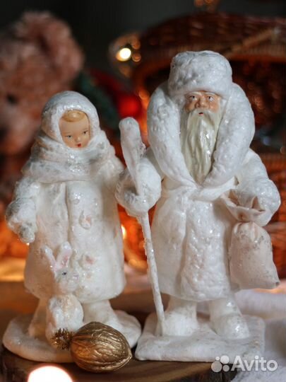 Дед Мороз и Снегурочка в стиле СССР