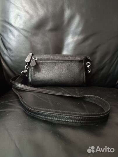Сумка кросс-боди натуральная кожа