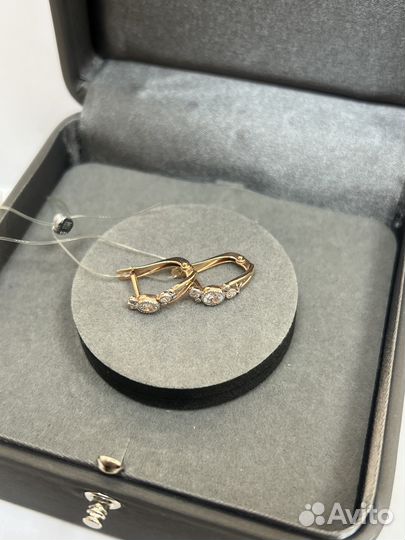 Золотые серьги проба 585 Арт.007123790123