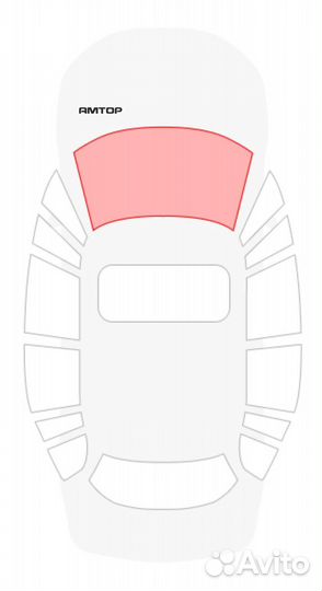 KMK glass rent0063 Стекло ветр. Renault Sandero Hbk (10) /Duster (10) атермальное кмк